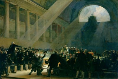 Mirabeau Answering Dreux-Breze, at a National Assembly Meeting, 23rd June 1789 by Alexandre Evariste Fragonard